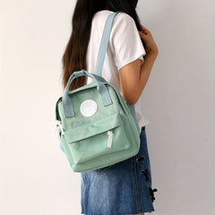 Minimalist Preppy School Backpack Stylish Daypack School Bag