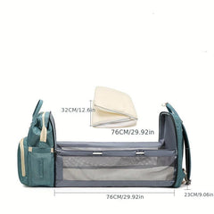 Portable Zipper Backpack Large Capacity Rucksack School Bag