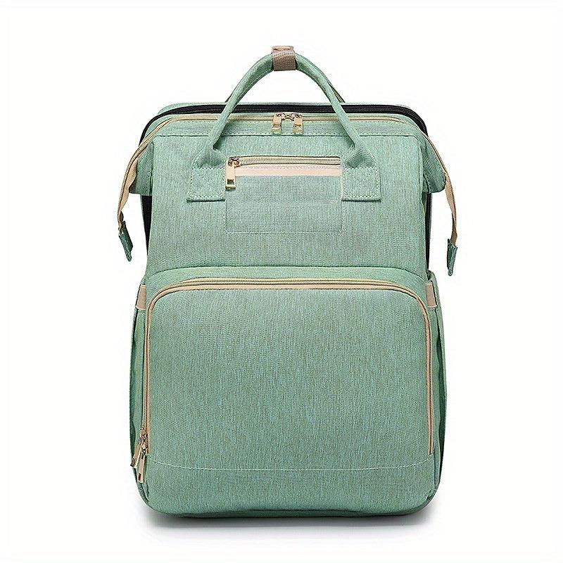 Portable Zipper Backpack Large Capacity Rucksack School Bag