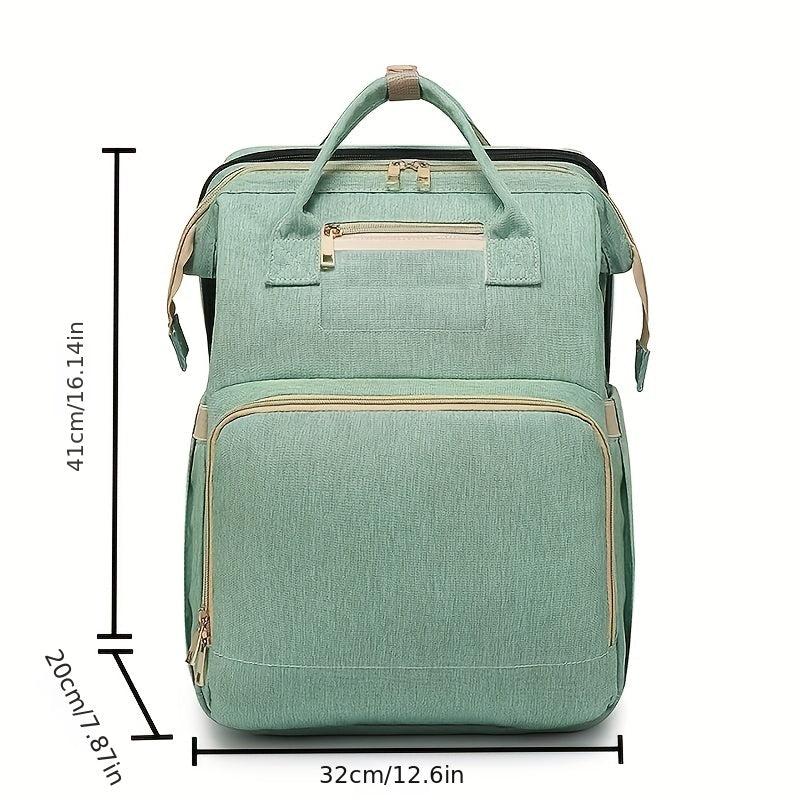Portable Zipper Backpack Large Capacity Rucksack School Bag