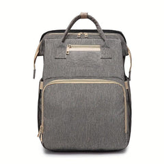 Portable Zipper Backpack Large Capacity Rucksack School Bag