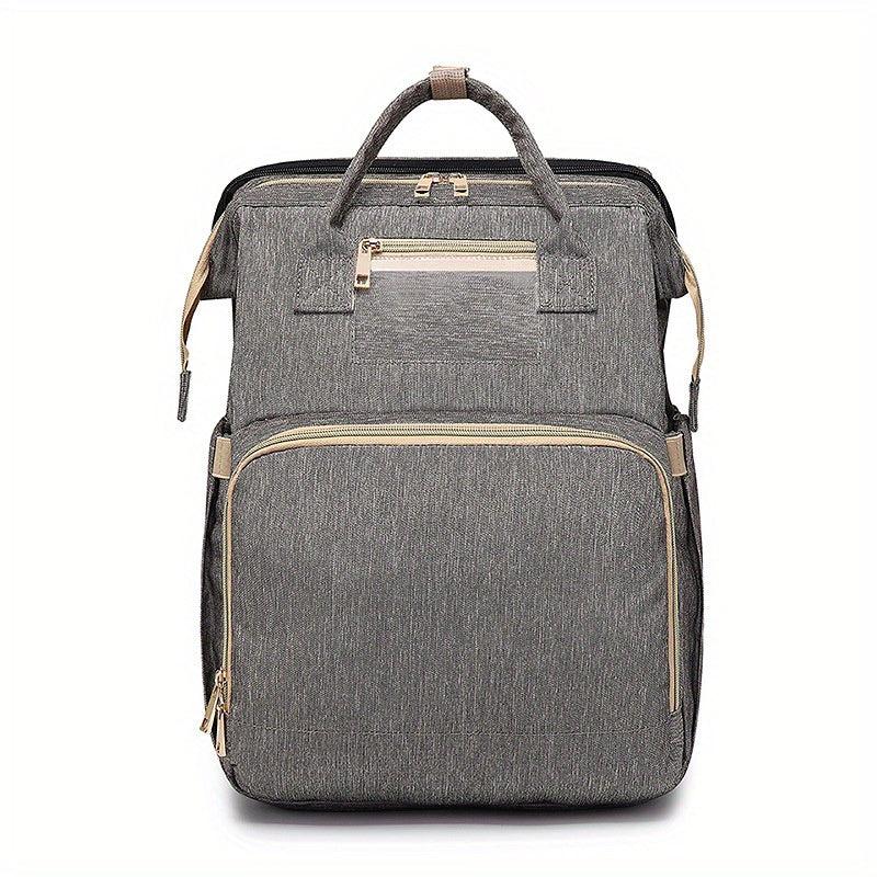 Portable Zipper Backpack Large Capacity Rucksack School Bag