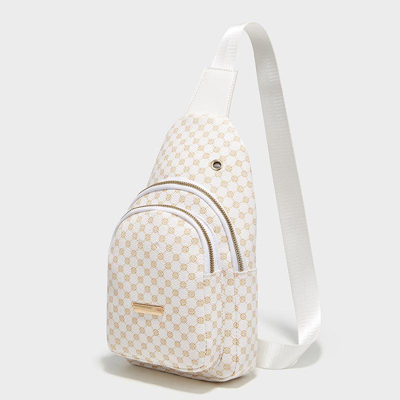 Leopard Pattern Sling Bag PU Leather Crossbody Bag
