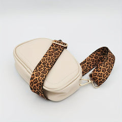 Leopard Pattern Bag Strap Wide Shoulder Replacement Adjustable Travel