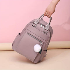 Nylon School Bag Lightweight Travel Daypack Top Handle Backpack