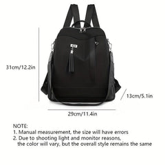 Preppy Convertible Backpack Purse Waterproof Travel Bag