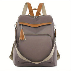 Vintage Convertible Backpack Purse Preppy Daypack Women's Casual School Bag