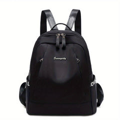 Minimalist Solid Backpack All Match Storage Bag Women's Rucksack