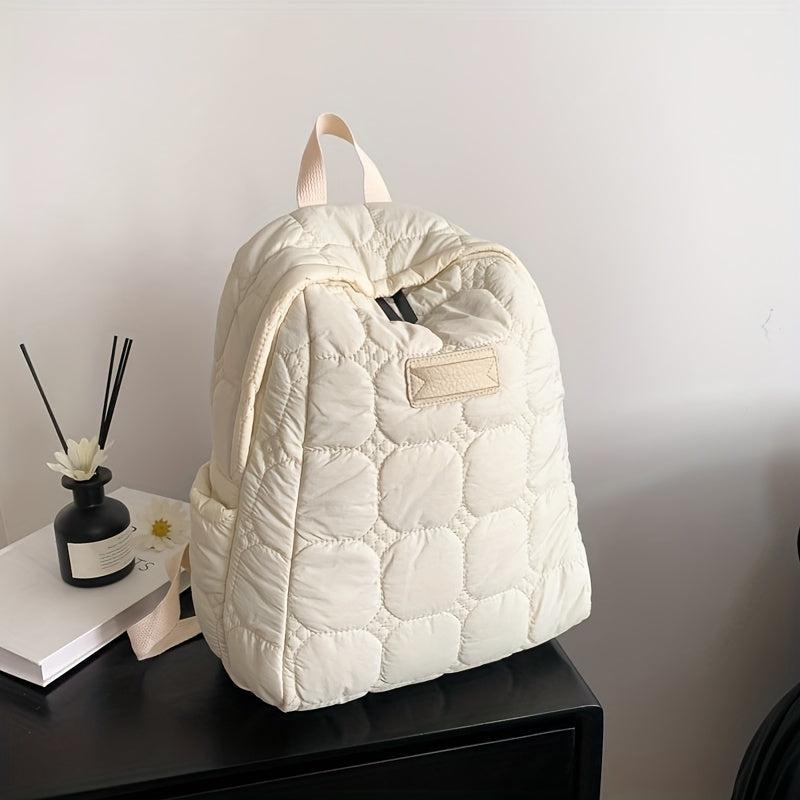 Puffer Quilted Backpack Lightweight Travel Daypack