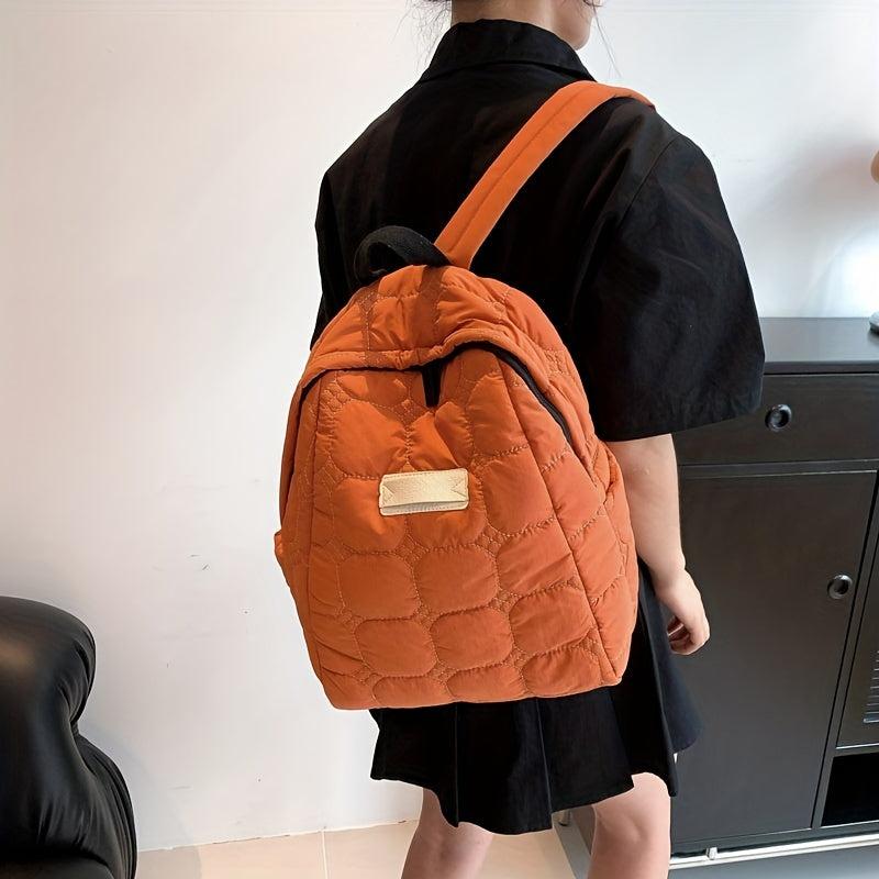 Puffer Quilted Backpack Lightweight Travel Daypack