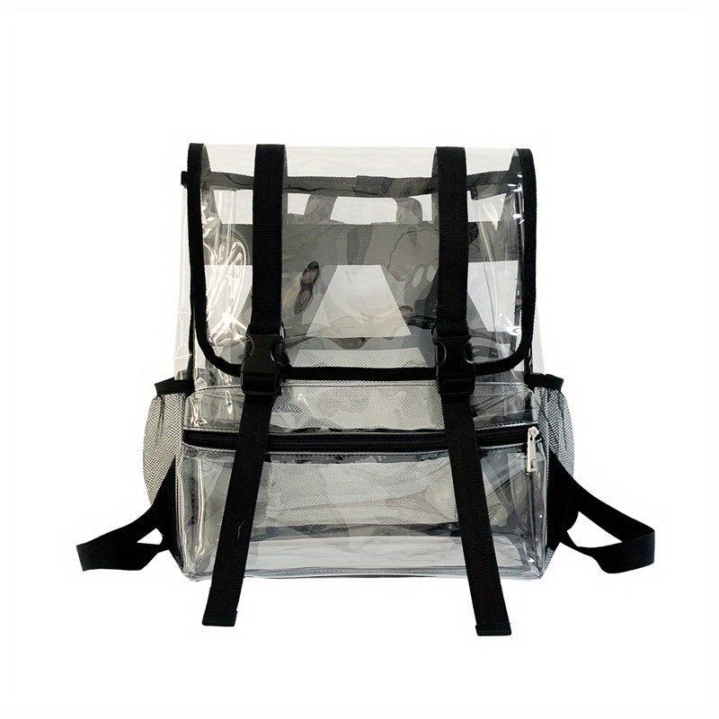 Clear PVC Backpack Waterproof Heavy Duty Daypack Large Bag