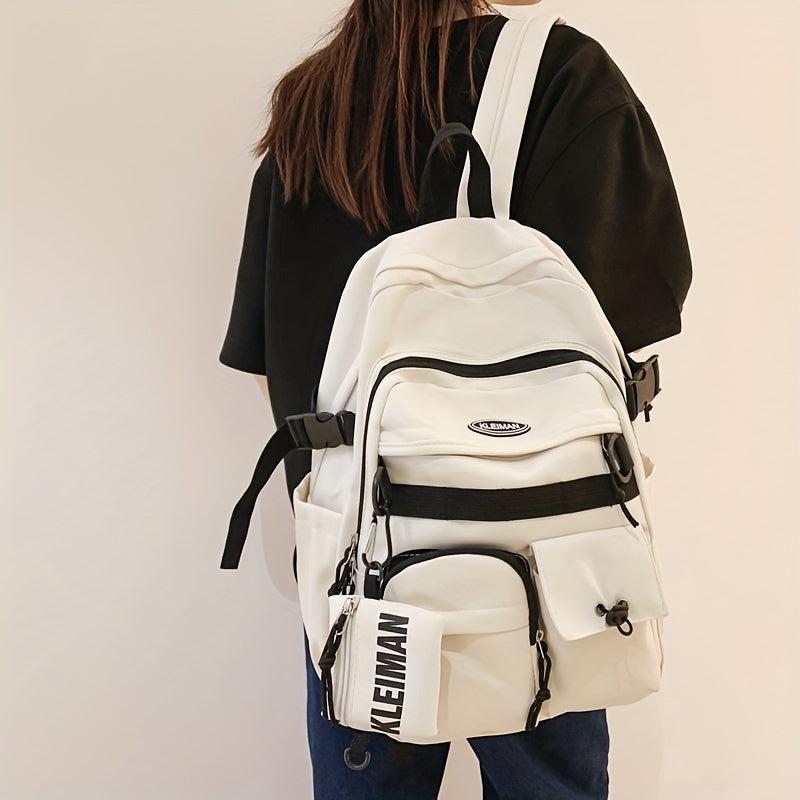 Minimalist Backpack Versatile Storage Rucksack Women's Travel Bag
