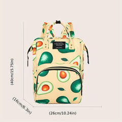 Large Capacity Tote Diaper Bag Mommy Backpack With Insulation Pockets