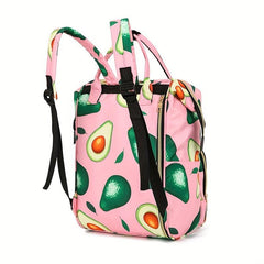 Large Capacity Tote Diaper Bag Mommy Backpack With Insulation Pockets