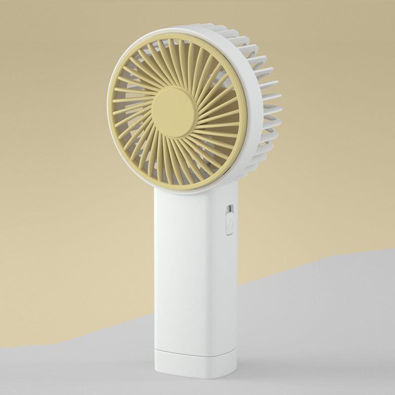 Mini Handheld Fan USB Rechargeable Small Personal Fan with Light