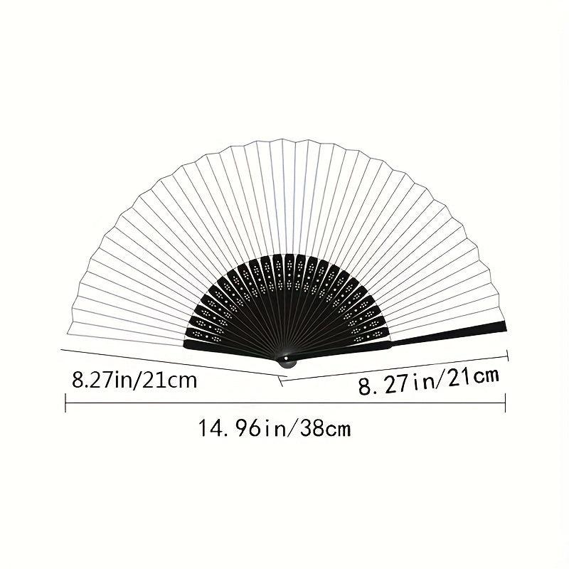 Chinese Fan Hand Fan Foldable Silk Bamboo Fan Wedding Prom Decor
