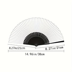 Chinese Fan Hand Fan Foldable Silk Bamboo Fan Wedding Prom Decor