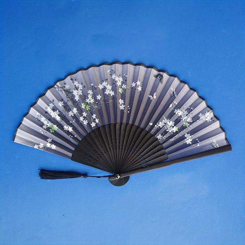Chinese Fan Hand Fan Foldable Silk Bamboo Fan Wedding Prom Decor