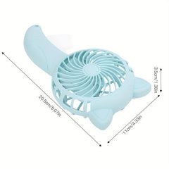 Mini Fans Handheld Cooling Portable Manual Powerful Pocket Fans