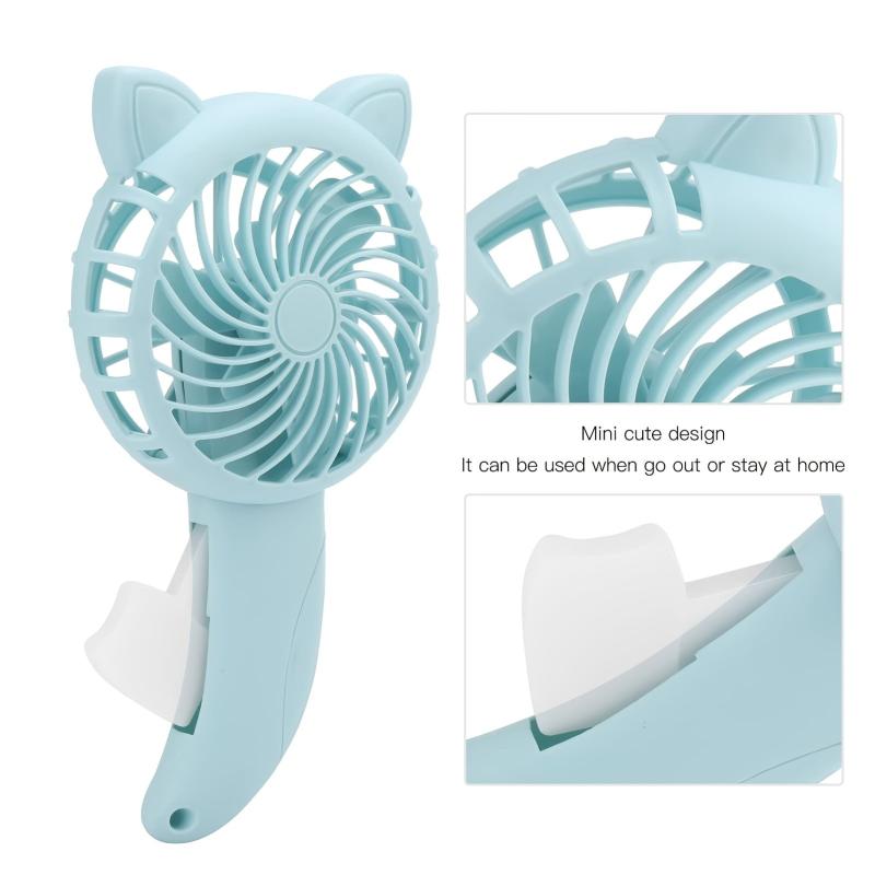 Mini Fans Handheld Cooling Portable Manual Powerful Pocket Fans