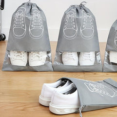 3 Pcs Large Shoe Storage Bag Non Woven Fabric Dustproof Travel Bags