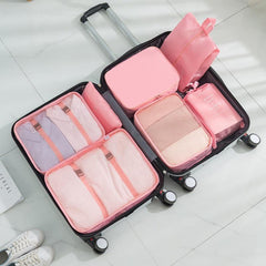 7-Pc Travel Luggage Bag Set | Multifunctional Organizers