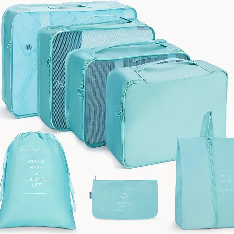 7pcs Travel Luggage Organizer Storage Bag Set