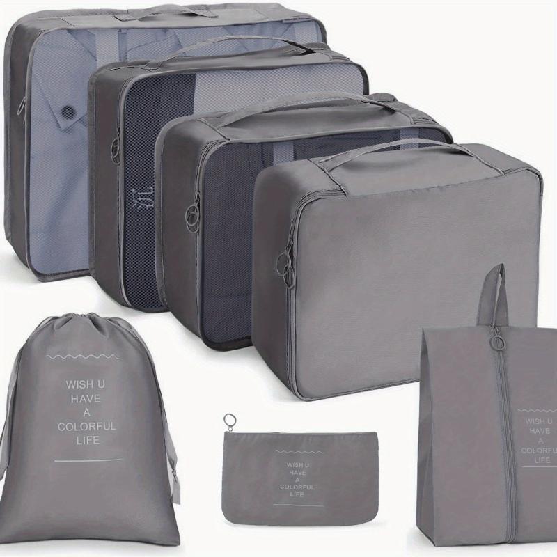 7pcs Travel Luggage Organizer Storage Bag Set