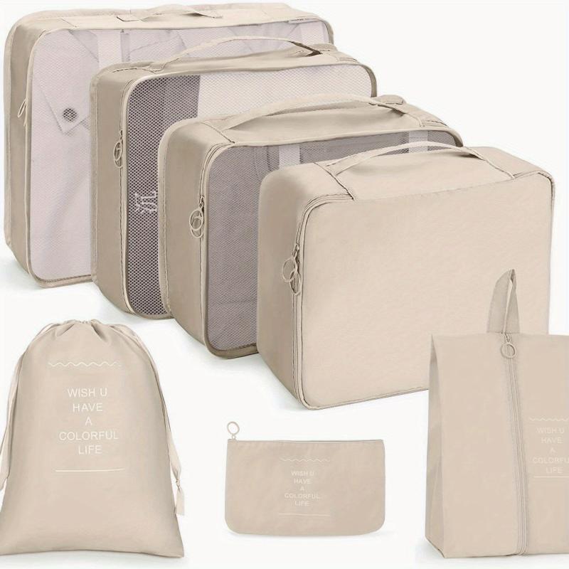 7pcs Travel Luggage Organizer Storage Bag Set