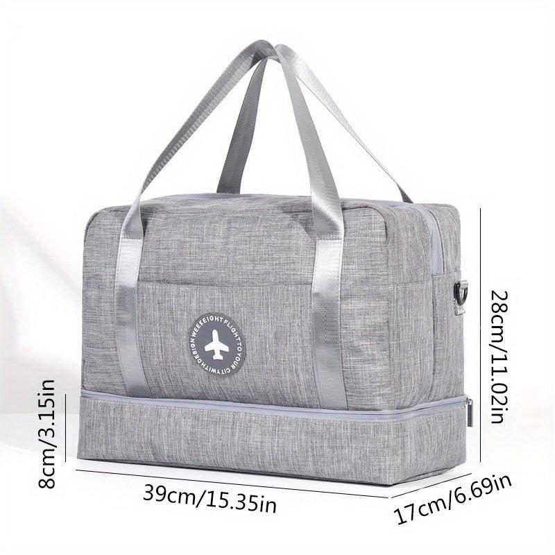 Travel Storage Bag Lightweight Duffle Bag Shoes Compartment
