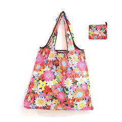 Large Cartoon Foldable Portable Shopping Bag Large Capacity