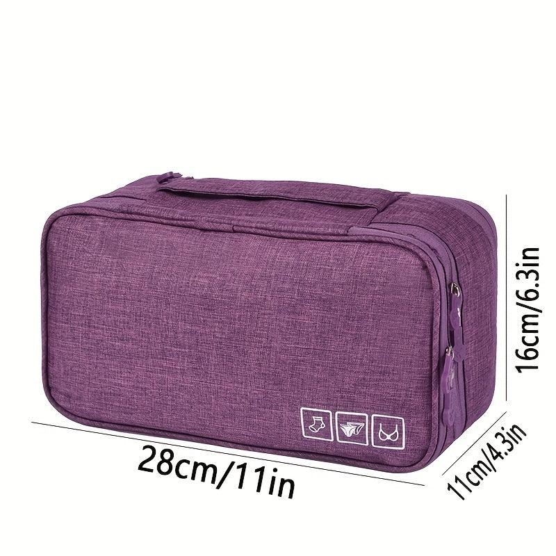 Portable Travel Underwear Storage Bag Toiletry Organizer