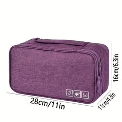 Portable Travel Underwear Storage Bag Toiletry Organizer