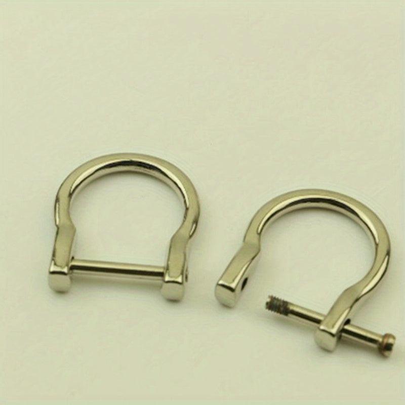 2pcs Metal Detachable D Ring Buckle for Handbag Strap