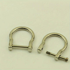 2pcs Metal Detachable D Ring Buckle for Handbag Strap