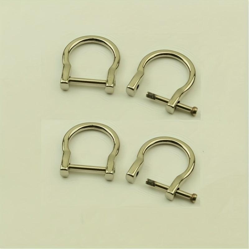 2pcs Metal Detachable D Ring Buckle for Handbag Strap