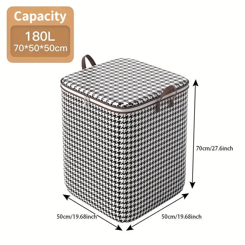Large Capacity Storage Bag Dustproof Zipper Organizer Blanket Box