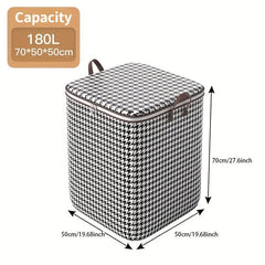 Large Capacity Storage Bag Dustproof Zipper Organizer Blanket Box