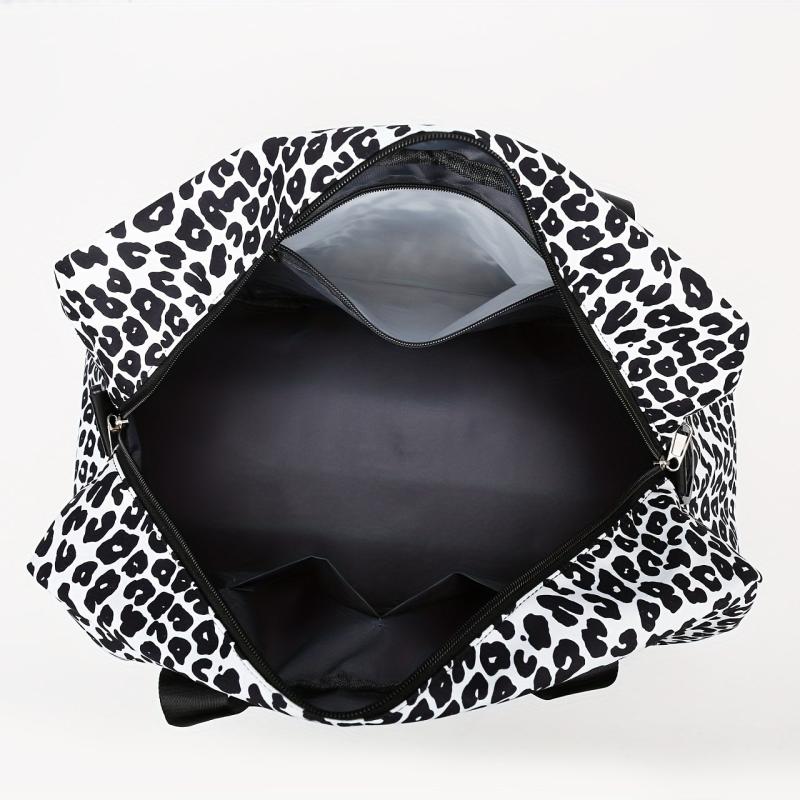 Animal Pattern Shoulder Bag Zipper Duffle Bag for Travel