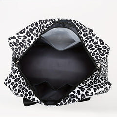 Animal Pattern Shoulder Bag Zipper Duffle Bag for Travel