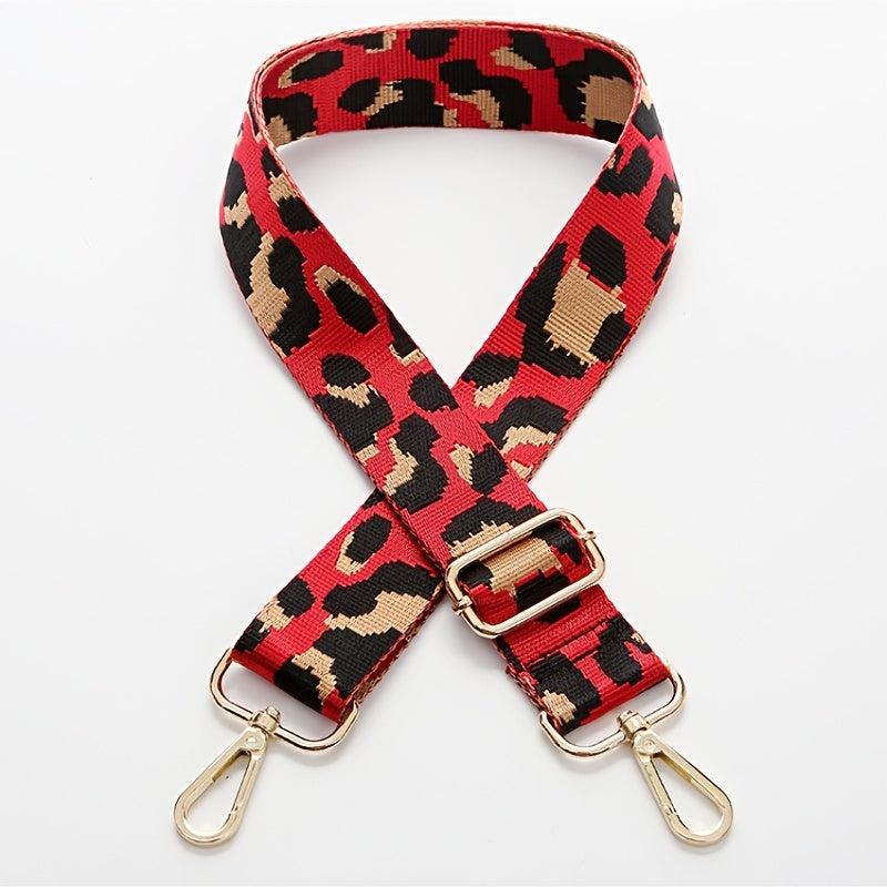 Leopard Print Bag Accessories Long Strap Women's Adjustable Crossbody Strap