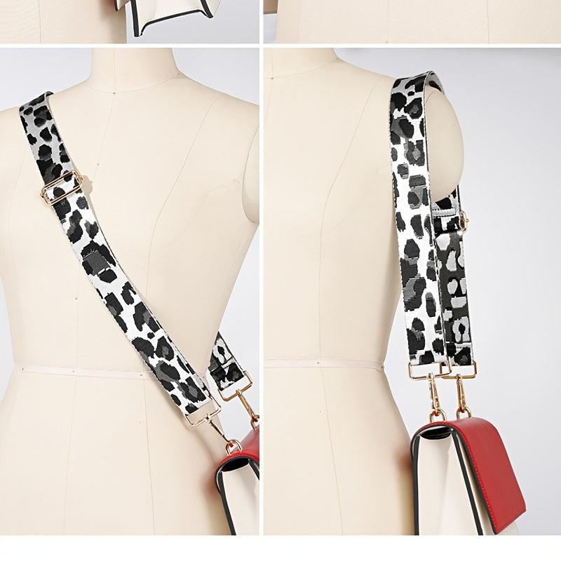 Leopard Print Bag Accessories Long Strap Women's Adjustable Crossbody Strap