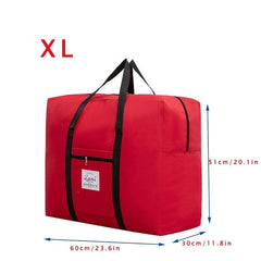 600D Oxford Cloth Reinforced Luggage Bag Clothes Storage Moving Bag