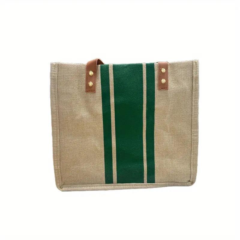Large Capacity Canvas Satchel Tote Bag Lightweight Shoulder Bag