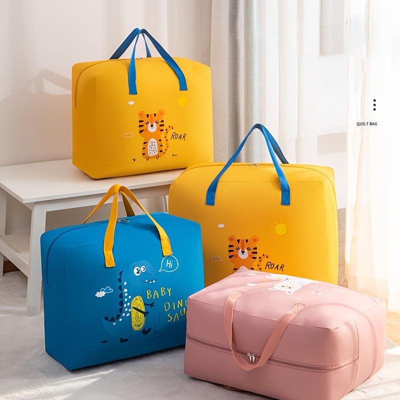 Cartoon Pattern Storage Bag Large Capacity Clothes Storage Bag