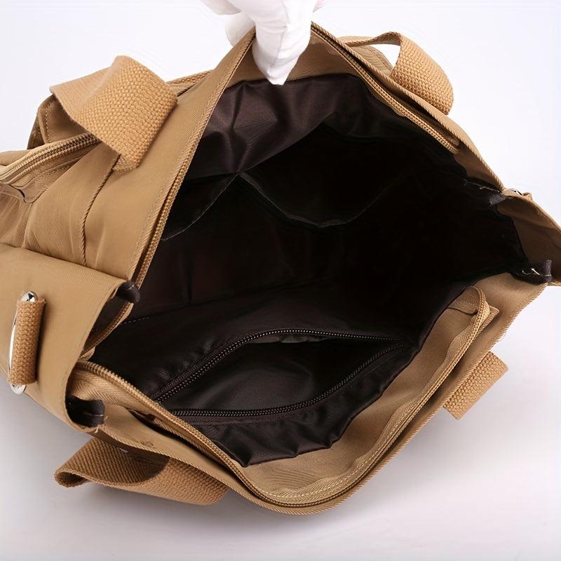Large Capacity Nylon Handbag Crossbody Tote Bag for Daily & Travel
