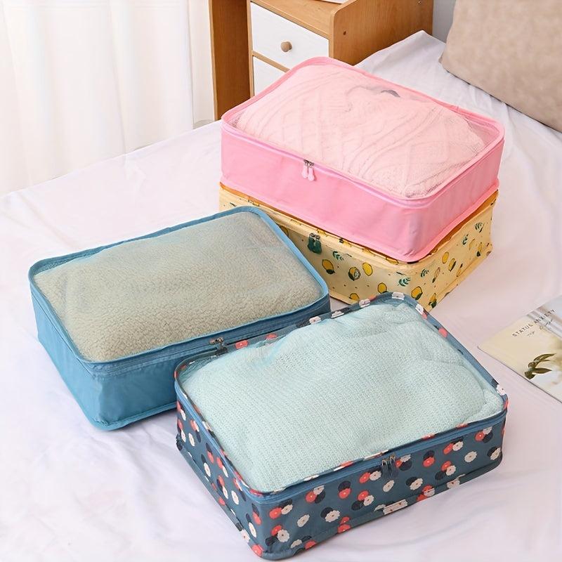 Canvas Packing Cubes Clothing Underwear Storage Bag