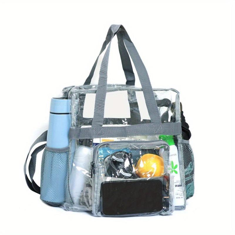 Large Capacity Clear Bag Women's PVC Clear Handbag Clear Crossbody Bag