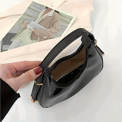 Clear Shoulder Purse & Handbag Transparent Crescent Bag Jelly Underarm Bag