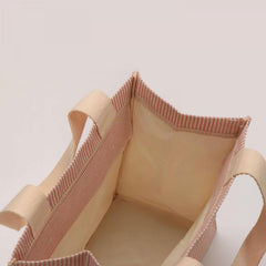 Stripes Pattern Canvas Tote Bag Eco Friendly Shopping Bag